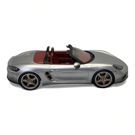 Minichamps Porsche Boxster 25 Jahre Silver 1:18 Diecast Model Car - collectible scale model car
