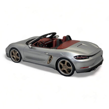 Minichamps Porsche Boxster 25 Jahre Silver 1:18 Diecast Model Car - scale model for display