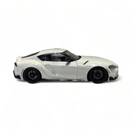 Solido 1/18 Toyota Supra GR 2023 White Diecast Model Car - fine detailed model replica