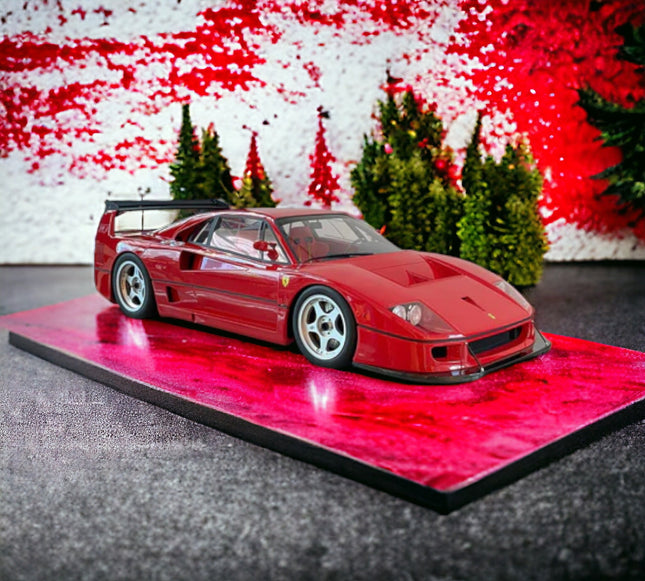 1/18 Diecast GT Spirit Ferrari F40  - Red (Limited Edition) Scale Model Car - detailed collector display model