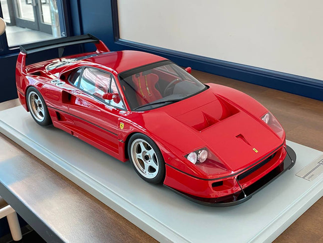 1/18 Diecast GT Spirit Ferrari F40  - Red (Limited Edition) Scale Model Car - studio product photo of the scale model