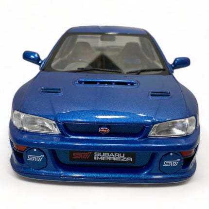 Solido Subaru Impreza 22B STI 1998 1:18 Diecast Model Car Blue - detailed die-cast style model
