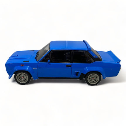 Solido FIAT 131 Abarth 1980 1:18 Blue Diecast Model Car - collectible scale model car