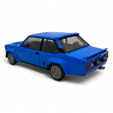 Solido FIAT 131 Abarth 1980 1:18 Blue Diecast Model Car - fine detailed model replica