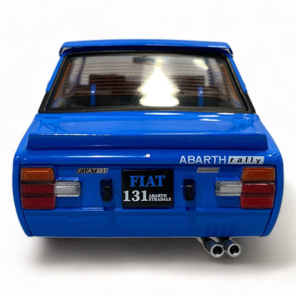Solido FIAT 131 Abarth 1980 1:18 Blue Diecast Model Car - premium collector scale model