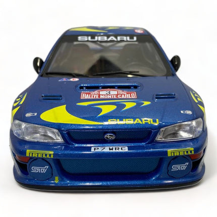 Solido Subaru Impreza 22B 1998 1:18 Blue Diecast Model Car - scale model for display