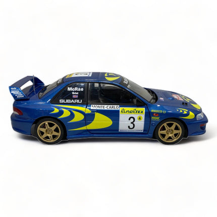 Solido Subaru Impreza 22B 1998 1:18 Blue Diecast Model Car - collectible scale model car