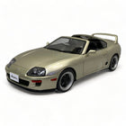 SOLIDO Toyota Supra MK 4 Targa Roof 1998 1:18 Diecast Model Car Quicksilver - detailed collector display model