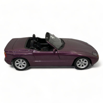 Minichamps 1/18 BMW Z1 1988 Purple Diecast Model Car - collectible scale model car