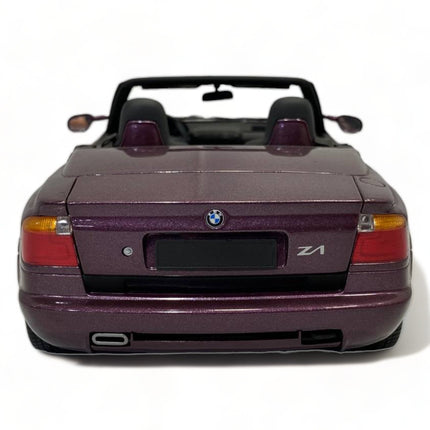 Minichamps 1/18 BMW Z1 1988 Purple Diecast Model Car - scale model for display