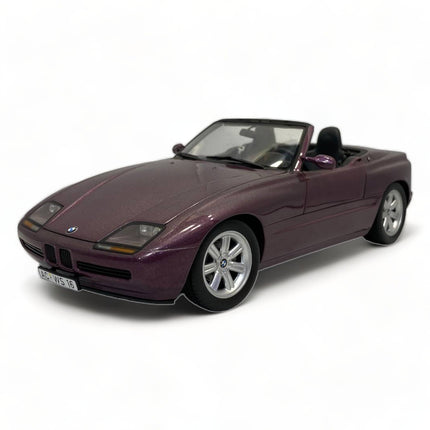 Minichamps 1/18 BMW Z1 1988 Purple Diecast Model Car - detailed collector display model