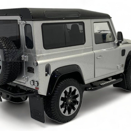 LCD Model Land Rover Defender 90 Works V8 - , 70th Edition Silver 1:18 Diecast Model Car - fine detailed model replica