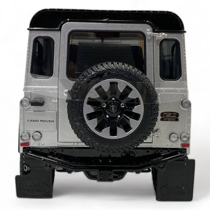 LCD Model Land Rover Defender 90 Works V8 - , 70th Edition Silver 1:18 Diecast Model Car - scale model for display