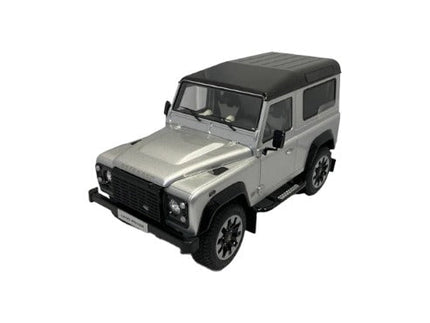 LCD Model Land Rover Defender 90 Works V8 - , 70th Edition Silver 1:18 Diecast Model Car - detailed collector display model