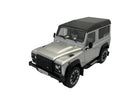 LCD Model Land Rover Defender 90 Works V8 - , 70th Edition Silver 1:18 Diecast Model Car - detailed collector display model