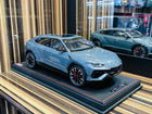 MR Collection Models Lamborghini URUS S 1/18 Resin Model Grigio Telesto - detailed collector display model