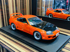 Solido 1:18 Toyota Supra MK4 Targa Roof 1999 Active Red Diecast Model Car - detailed collector display model