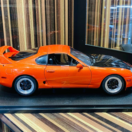 Solido 1:18 Toyota Supra MK4 Targa Roof 1999 Active Red Diecast Model Car - detailed model car replica