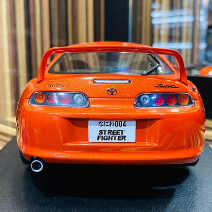 Solido 1:18 Toyota Supra MK4 Targa Roof 1999 Active Red Diecast Model Car - premium collector scale model