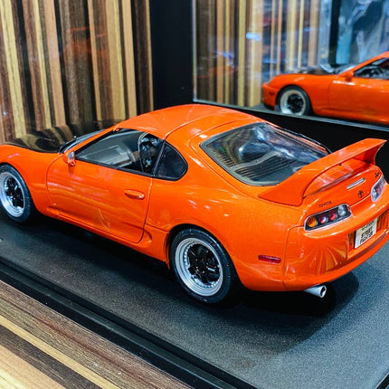 Solido 1:18 Toyota Supra MK4 Targa Roof 1999 Active Red Diecast Model Car - premium scale model collectible