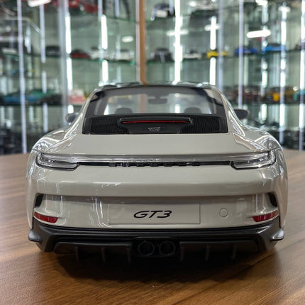 GT Spirit 1/12 Resin Porsche 911 992 GT3 Touring Grey Limited Edition - premium collector scale model