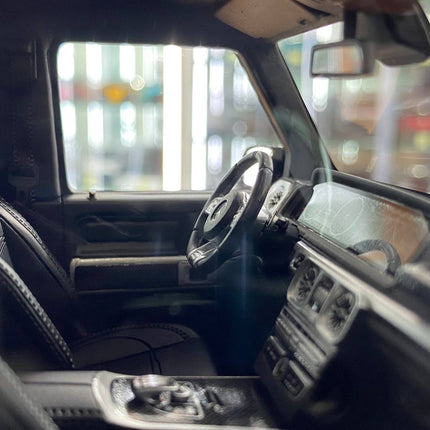 MotorHelix 1:18 Resin Mercedes-Benz AMG G63 Bitcoin Black - showroom-quality model replica