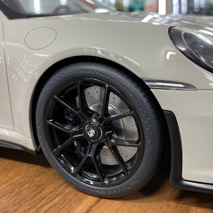 GT Spirit 1/12 Resin Porsche 911 992 GT3 Touring Grey Limited Edition - hand-finished display model