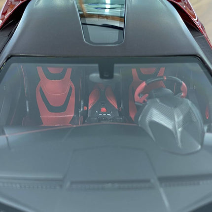 MR Collection Lamborghini Invencible 1/18 Resin Model Rosso Efesto - showroom-quality model replica
