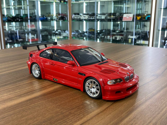 Minichamps BMW M3 GTR 2001 1:18 Red Diecast Model Car - detailed collector display model