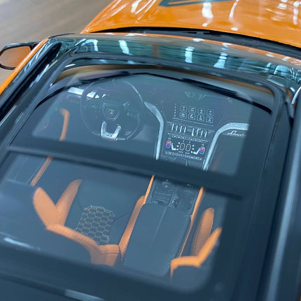 MR Collection Models Lamborghini Urus #63 1:18 Resin Model Orange Limited Edition - hand-finished display model