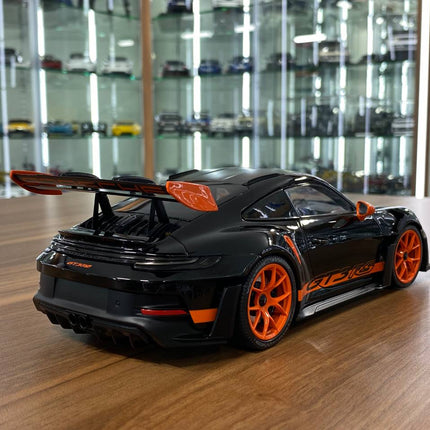 Minichamps Porsche 911 (992) GT3 RS Weissach Paket 1:18 Diecast Model Black - premium collector scale model