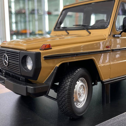 Minichamps Mercedes-Benz G-Model LWB 1980 1:18 Diecast Model Car Beige - detailed die-cast style model