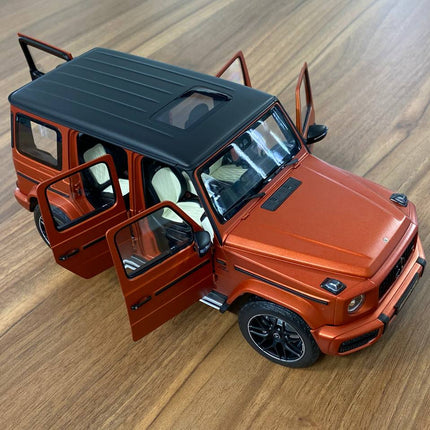 Minichamps Mercedes-Benz G 63 AMG 1/18 Diecast Model Copper Orange Magno - scale model for display