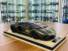 MR Collection 1:18 Resin Lamborghini Aventador Navy Green Limited Edition - detailed collector display model