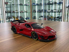 Bburago Ferrari FXX-K EVO 1/18 Red Diecast Model Car - detailed collector display model