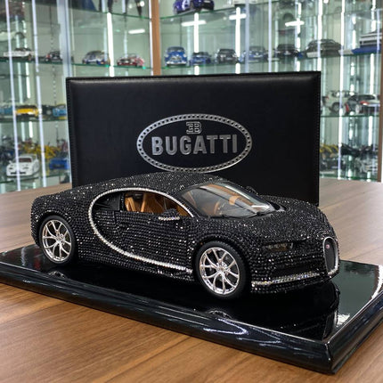 Bugatti Chiron 2016 1:18 Crystal Version Diecast Model Car | Bburago - detailed collector display model