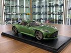 GT Spirit Aston Martin DB12 1:18 Green Resin Model Car - detailed collector display model