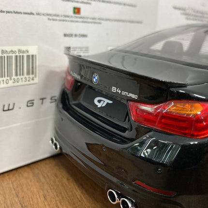 GT Spirit BMW Alpina B4 1:18 Resin Scale Model Car Black - scale model for display