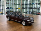 Minichamps Bentley State Limousine 2002 1:18 Diecast Model Car Maroon - detailed collector display model