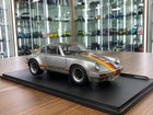 Solido Porsche 911 RSR-Kremer Design 1973 1:18 Diecast Model Car Silver - detailed collector display model