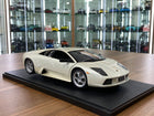 AutoArt Lamborghini Murciélago Balloon White 1:18 Diecast Model Car - detailed collector display model