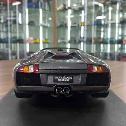AutoArt Lamborghini Murcielago Roadster Grey 1:18 Diecast Model Car - premium collector scale model