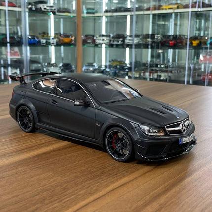 GT Spirit 1:18 Mercedes-Benz AMG C63 Black Series Matt Black - detailed collector display model