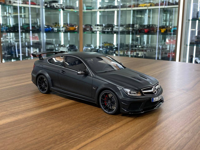 GT Spirit 1:18 Mercedes-Benz AMG C63 Black Series Matt Black - detailed collector display model