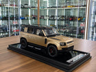 MotorHelix 1:18 Land Rover Defender 110 Gold Resin Model Limited 50 Pcs - detailed collector display model