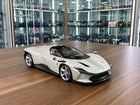Bburago Ferrari Daytona SP3 1:18 Diecast Model Car White - detailed collector display model