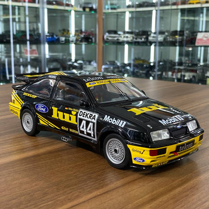 Solido Ford Sierra RS 500 1/18 Diecast Model Partial Opening Black - detailed collector display model