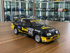 Solido Ford Sierra RS 500 1/18 Diecast Model Partial Opening Black - detailed collector display model