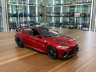 1/18 Diecast Alfa Romeo Giulia GTAm 2020 Red Metallic Bburago Model Car - detailed collector display model