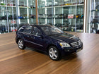 Minichamps Mercedes-Benz M-Class Blue 1/18 Scale Diecast Model Car - detailed collector display model
